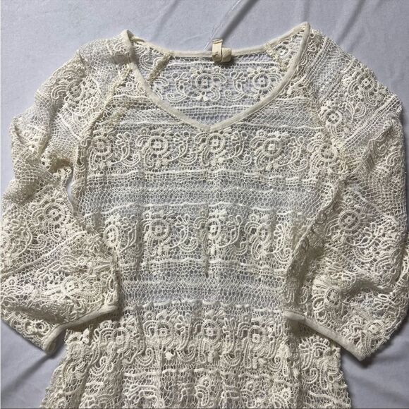 We the free sheer crochet top xs - Picture 1 of 9